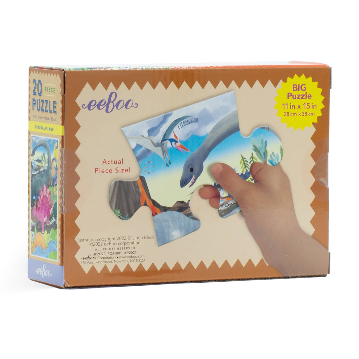 Dinosaur Land 20 Piece Mini Puzzle