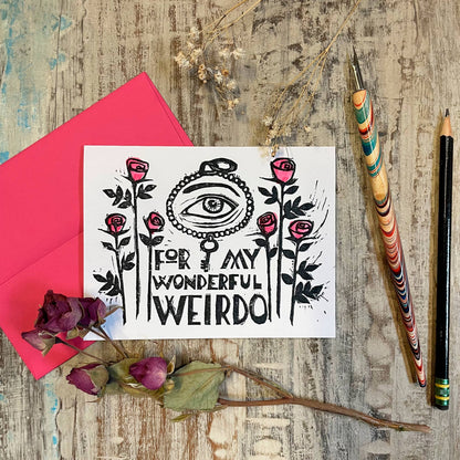 Weirdo Love Card