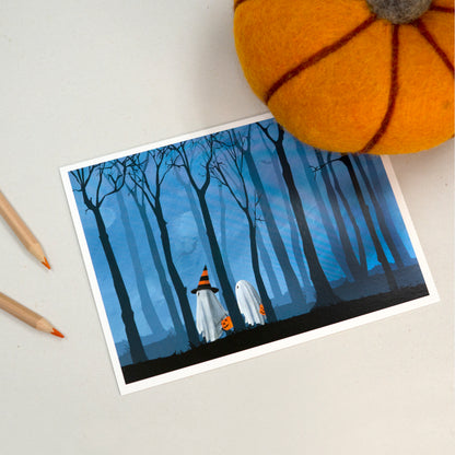 Trick or Trees Card