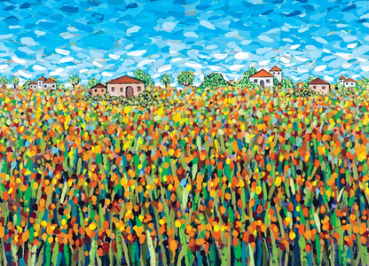Field of Flowers Card