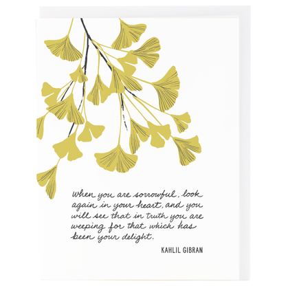 In Your Heart Sympathy Card