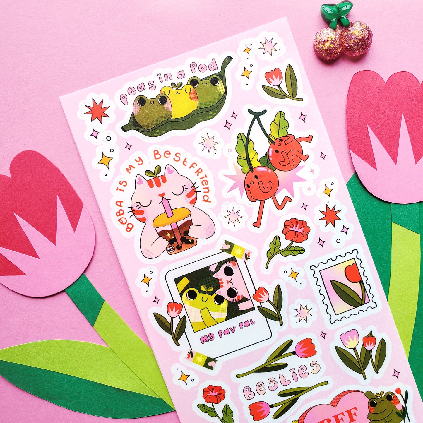 Hoppy Friends Forever Sticker Sheet