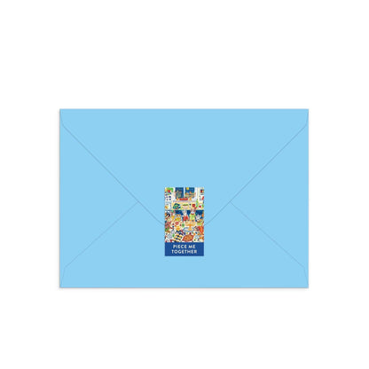 Happy Hanukcats Greeting Card Puzzle