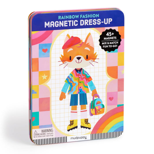 Rainbow Fashion Magnetic Dress-Up Game
