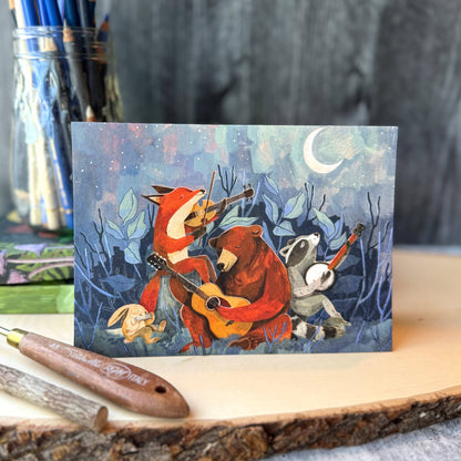 Moon & Stardust Blank Card