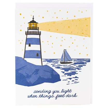 Lighthouse Encouragement Card