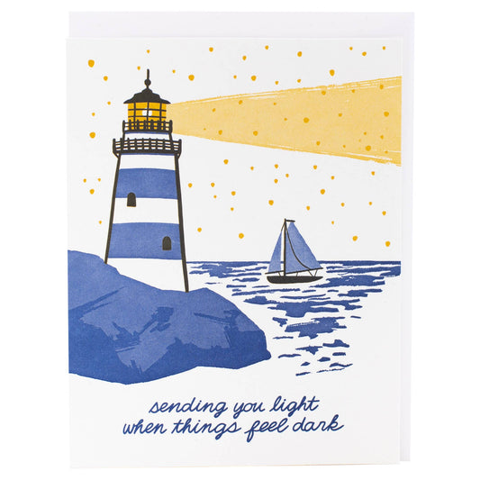 Lighthouse Encouragement Card