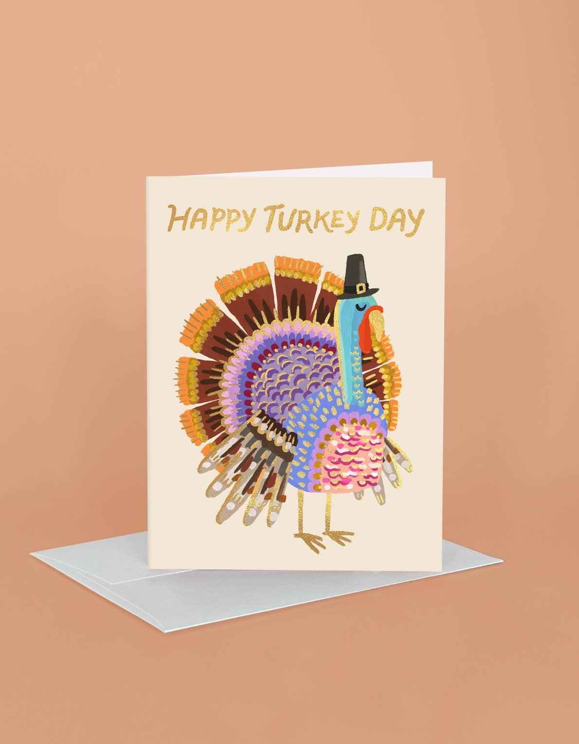 Happy Turkey Day Thanksgiving Card