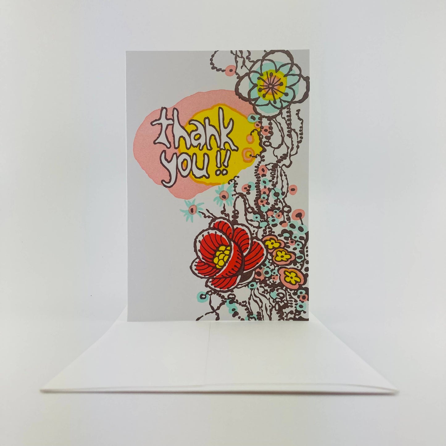 Flowers & Vines Thank You Boxed Note Cards