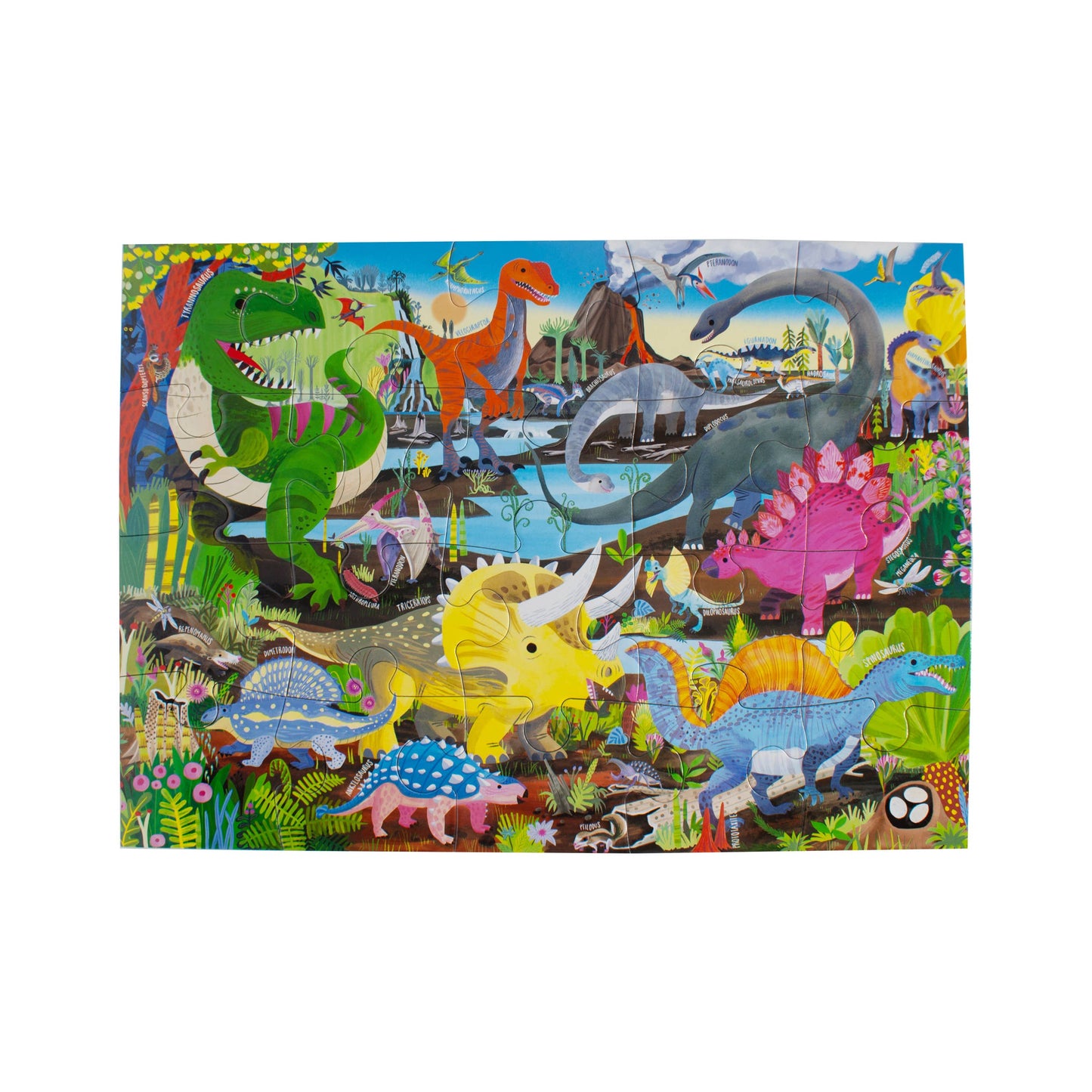 Dinosaur Land 20 Piece Mini Puzzle