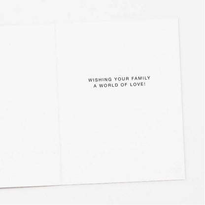 Penguin Family New Baby Greeting Card