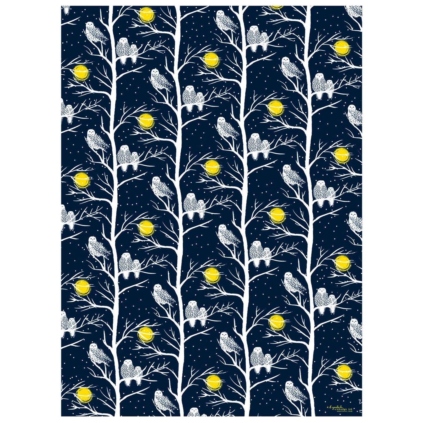 Peaceful Owls Gift Wrap, 2 Rolls