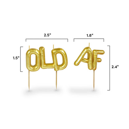 Lighten Up Party Candles: Old AF