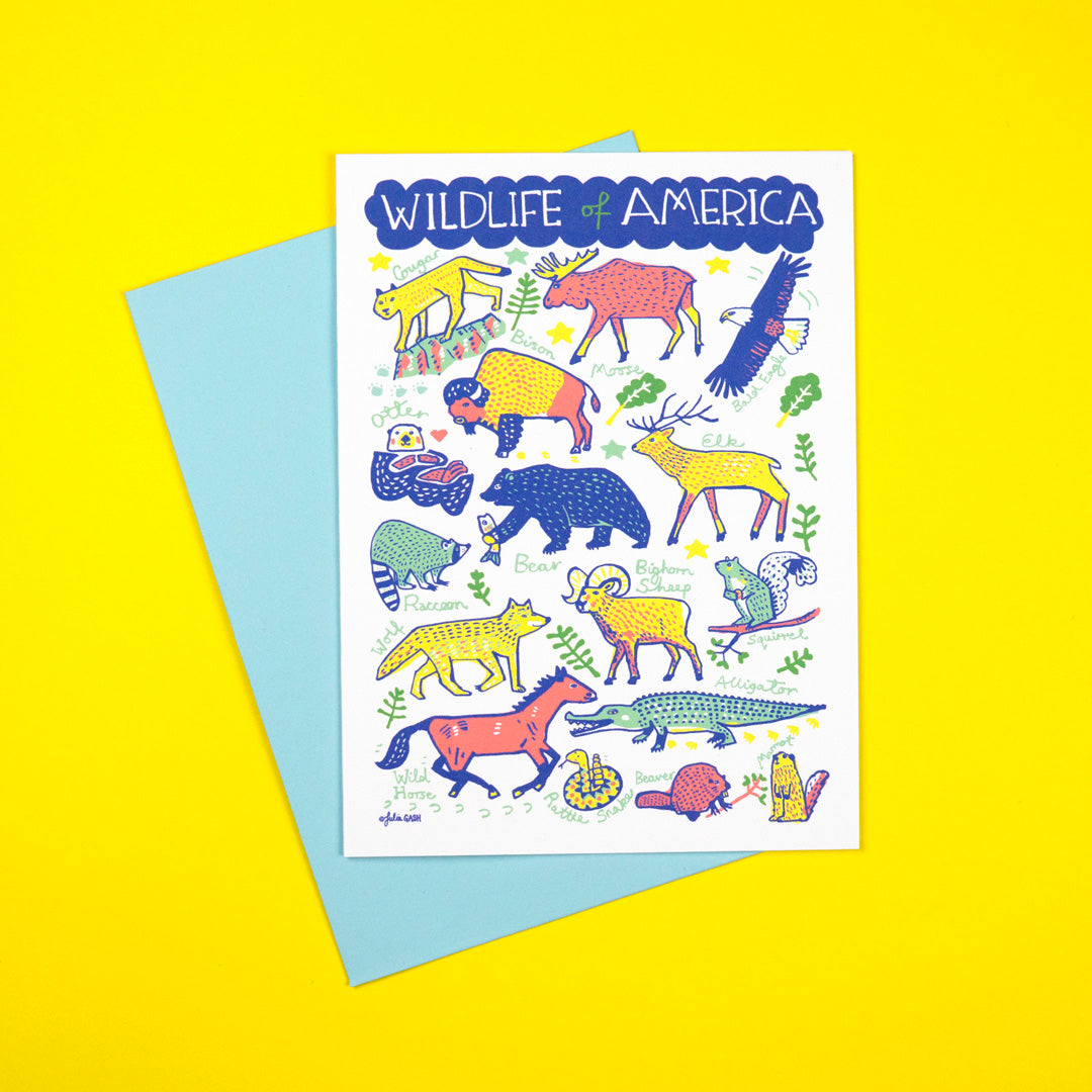 Wildlife of America Card