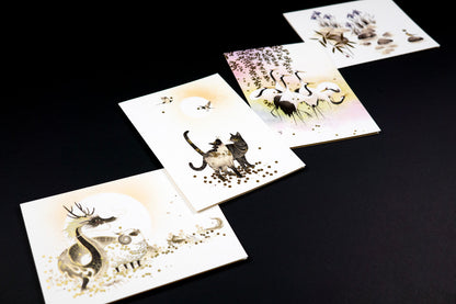 Seven Cranes Card