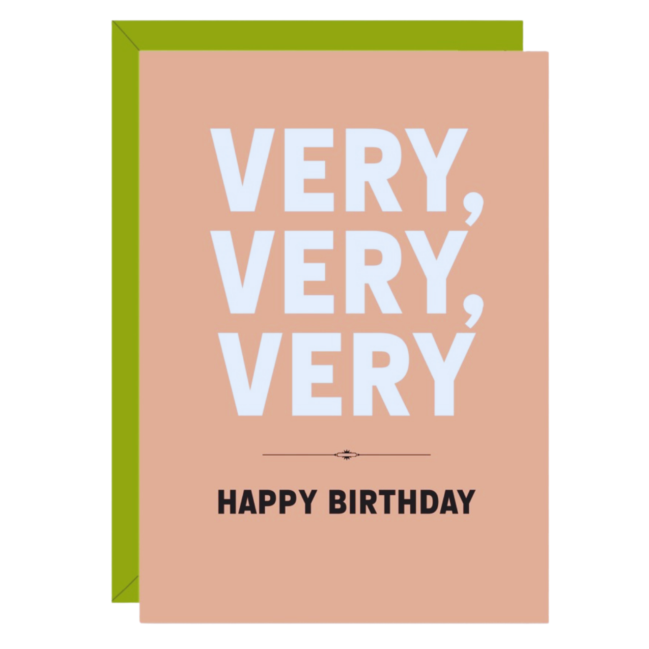 Very Very Very Happy Birthday Card