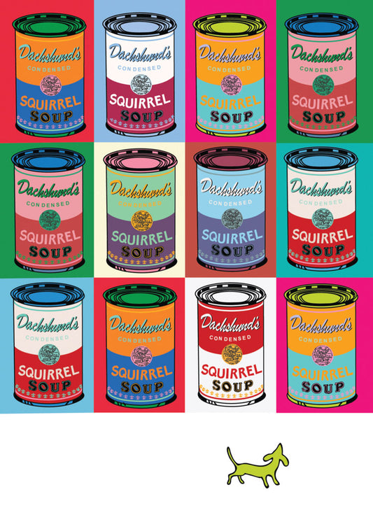 Squirrel! Soup Birthday Card