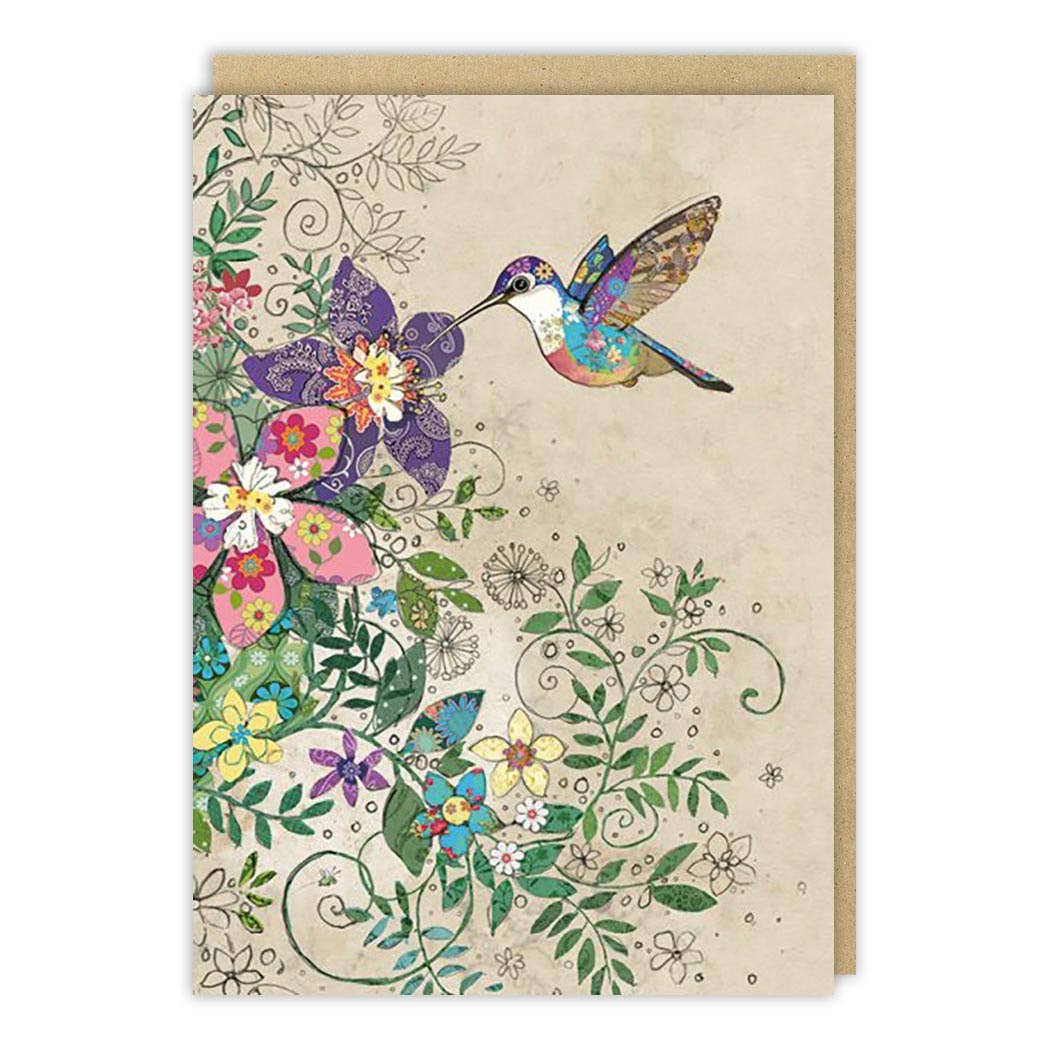 Hummingbird Blank Card