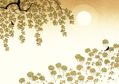 Sakura and Golden Canola Card
