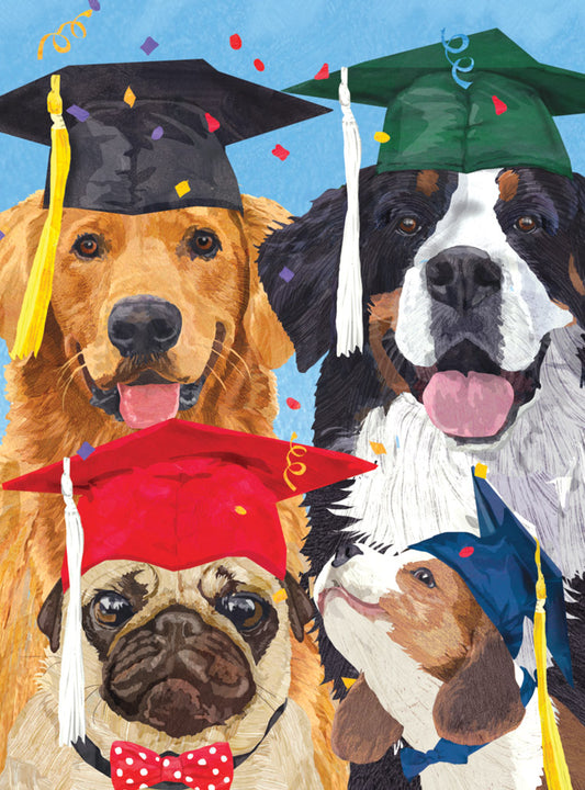 Dogs Graduation Card