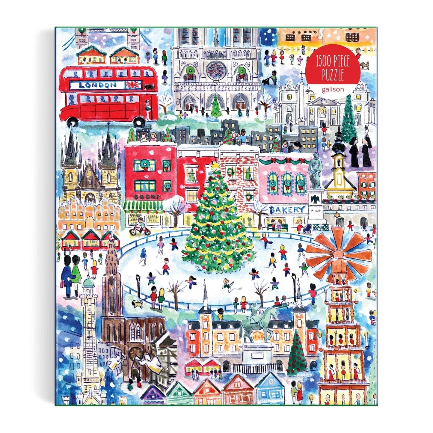 Michael Storrings" Christmas Around the World 1500 Piece Puzzle