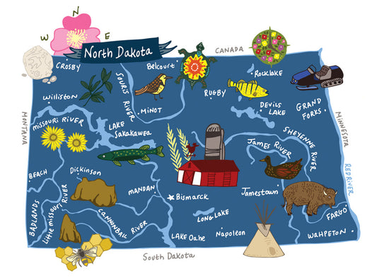 Hello: North Dakota Cards