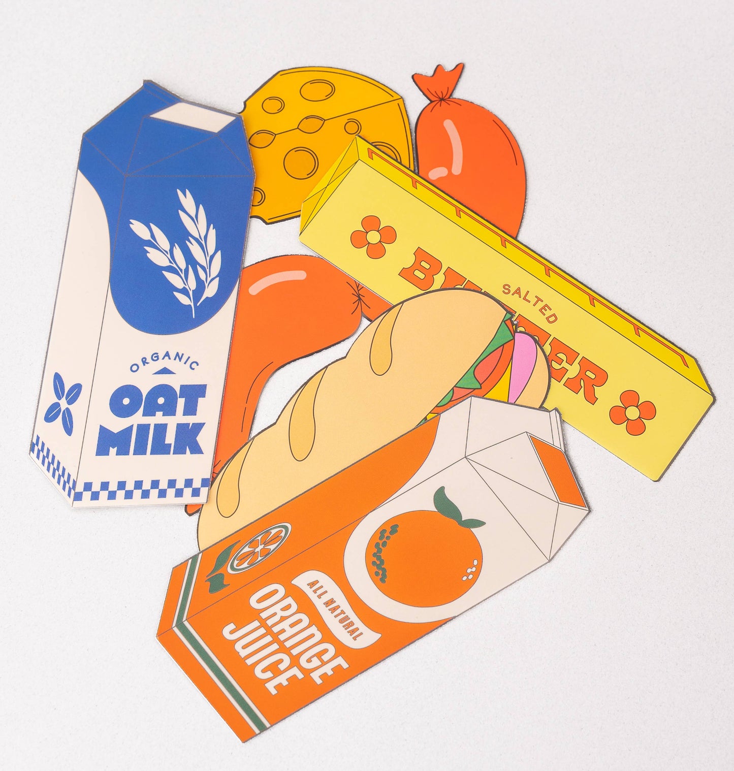 Fridge Foods Bookmark Set