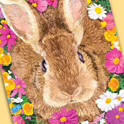 Garden Bunny Easter Card