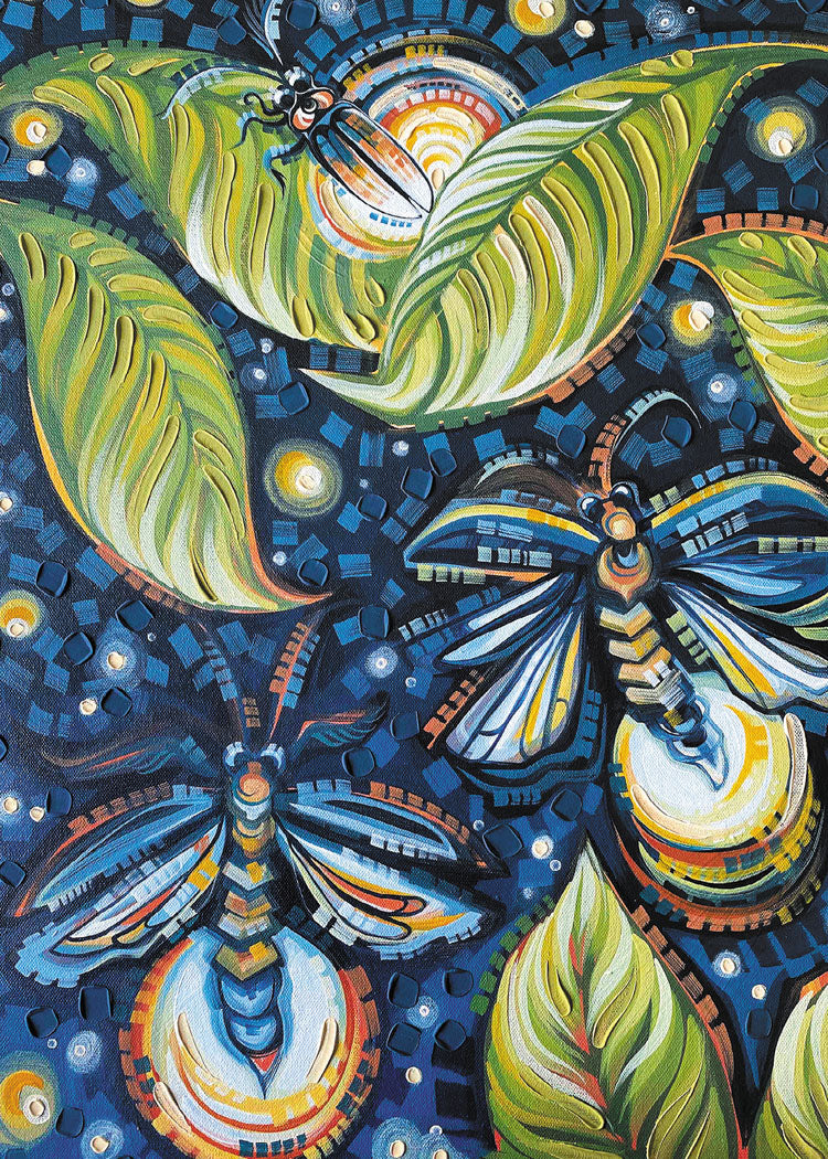 Fireflies Birthday Card