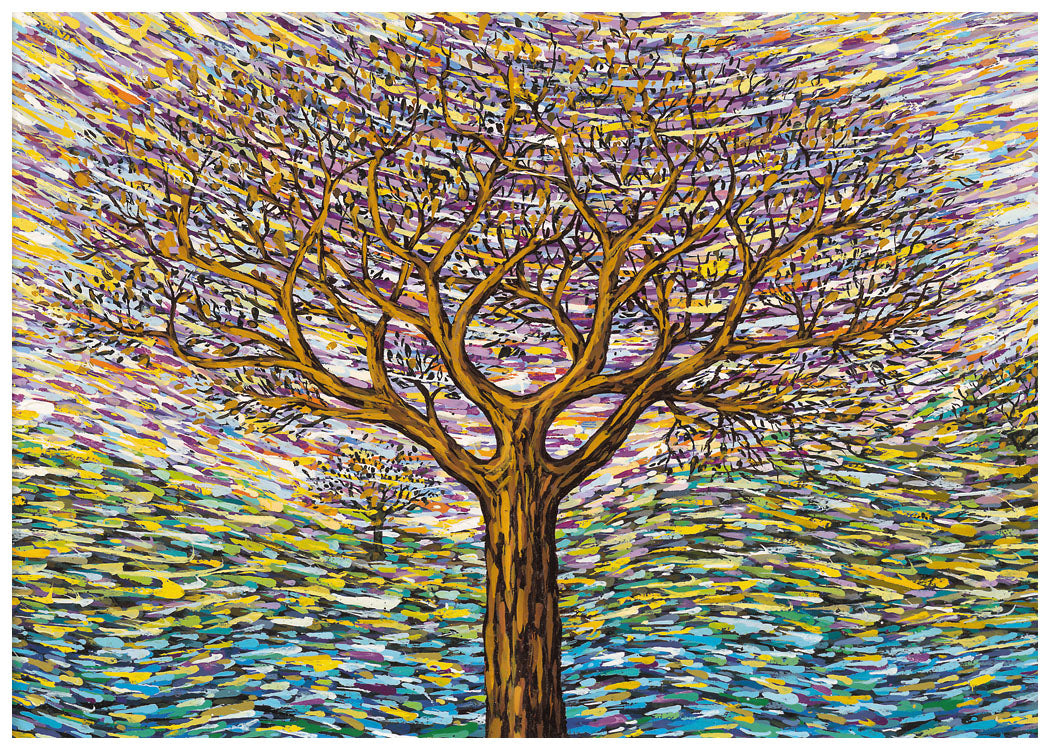 Windy Tree Birthday Card