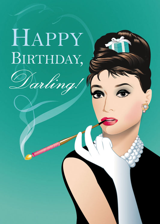 Breakfast at Tiffany's Birthday Card