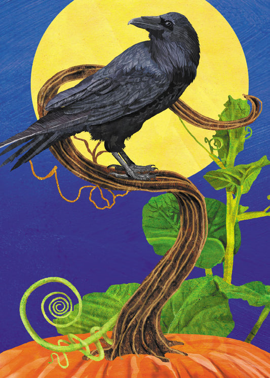 Hocus Crow-cus Halloween Card