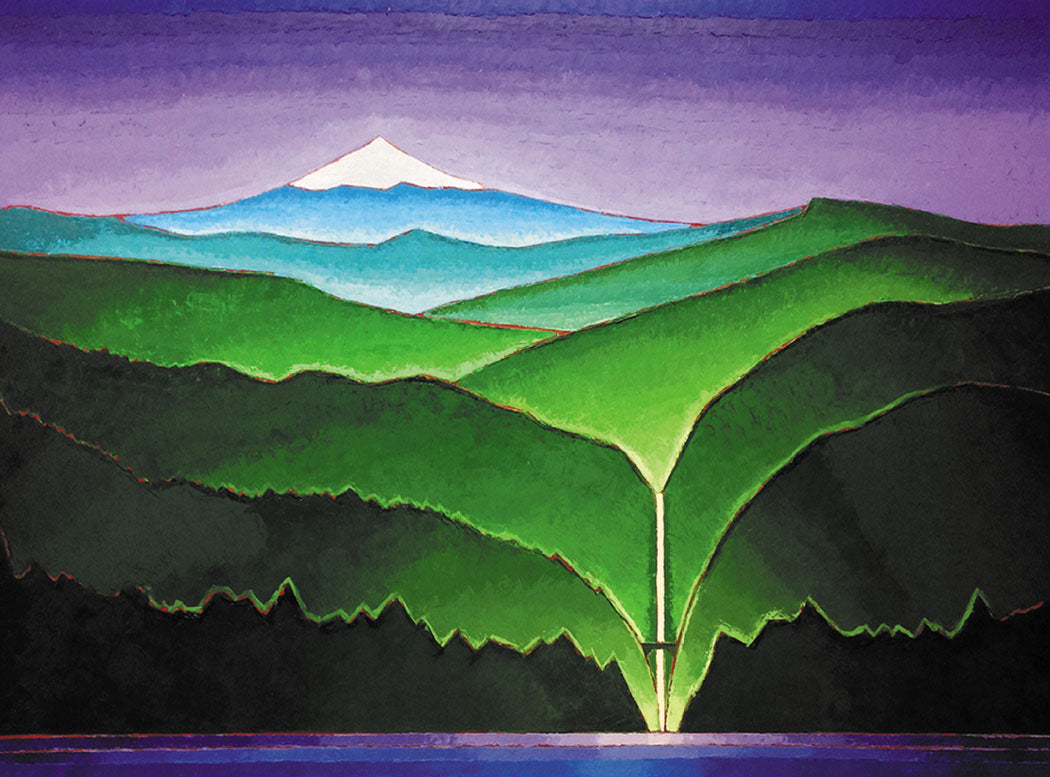 Multnomah Falls Blank Cards