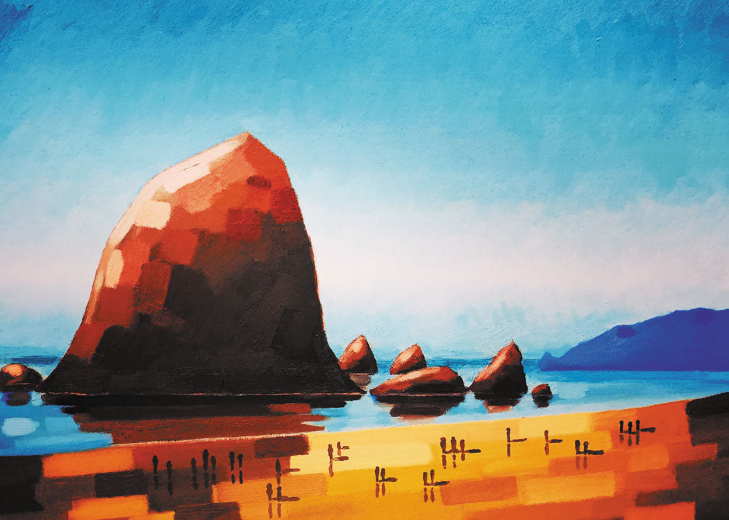 Haystack Rock Blank Cards