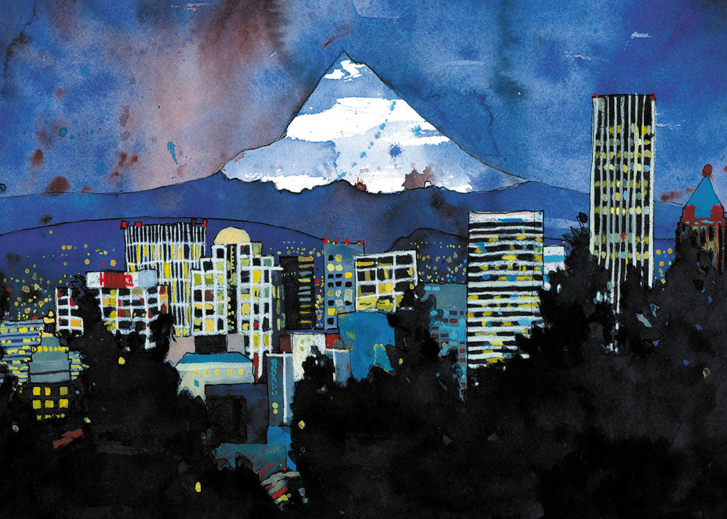 Mount Hood from Washington Park Blank Cards
