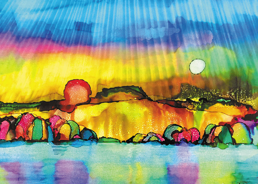Autumn Shores 5 Birthday Card