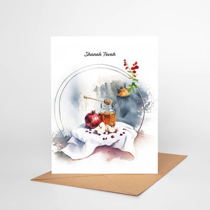 Still Life Rosh Hashanah Card