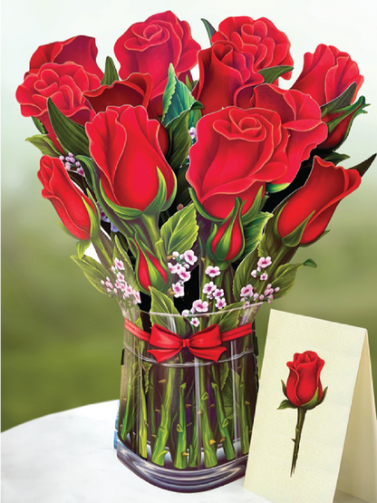 Red Roses Pop-Up Bouquet
