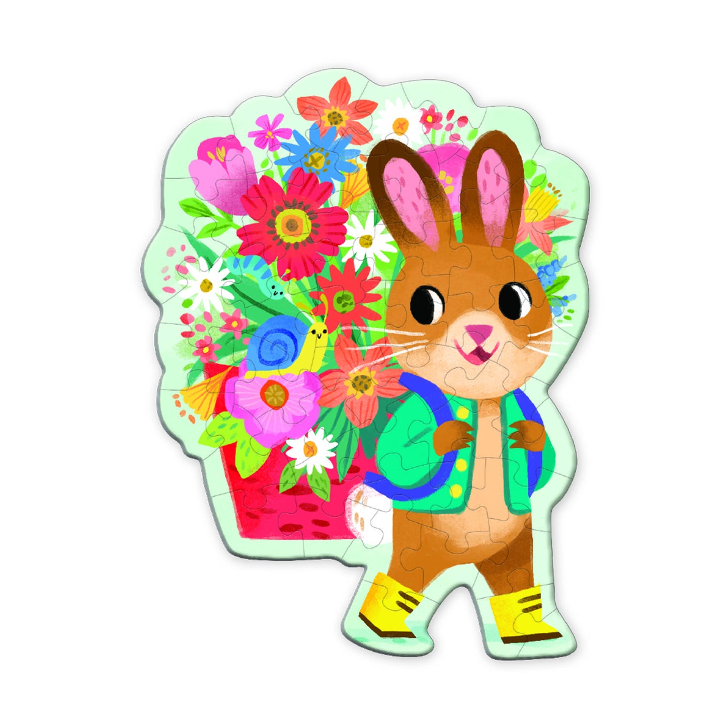 Bunny Bouquet Scratch & Sniff Mini Puzzle - 48pc