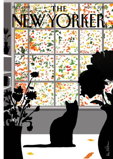 Seasons Turn New Yorker Cover Card
