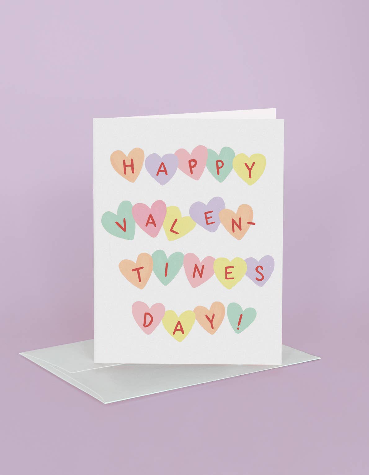 Conversation Hearts Valentine's Day Card