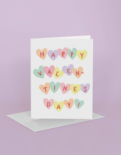 Conversation Hearts Valentine's Day Card