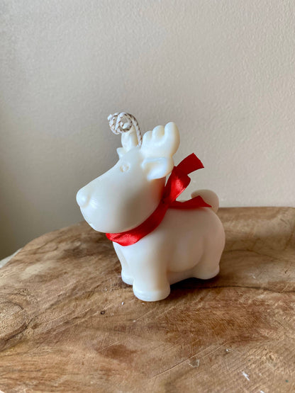 Reindeer Handmade Holiday Candle