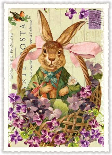 Vintage Easter Bunny Postcard