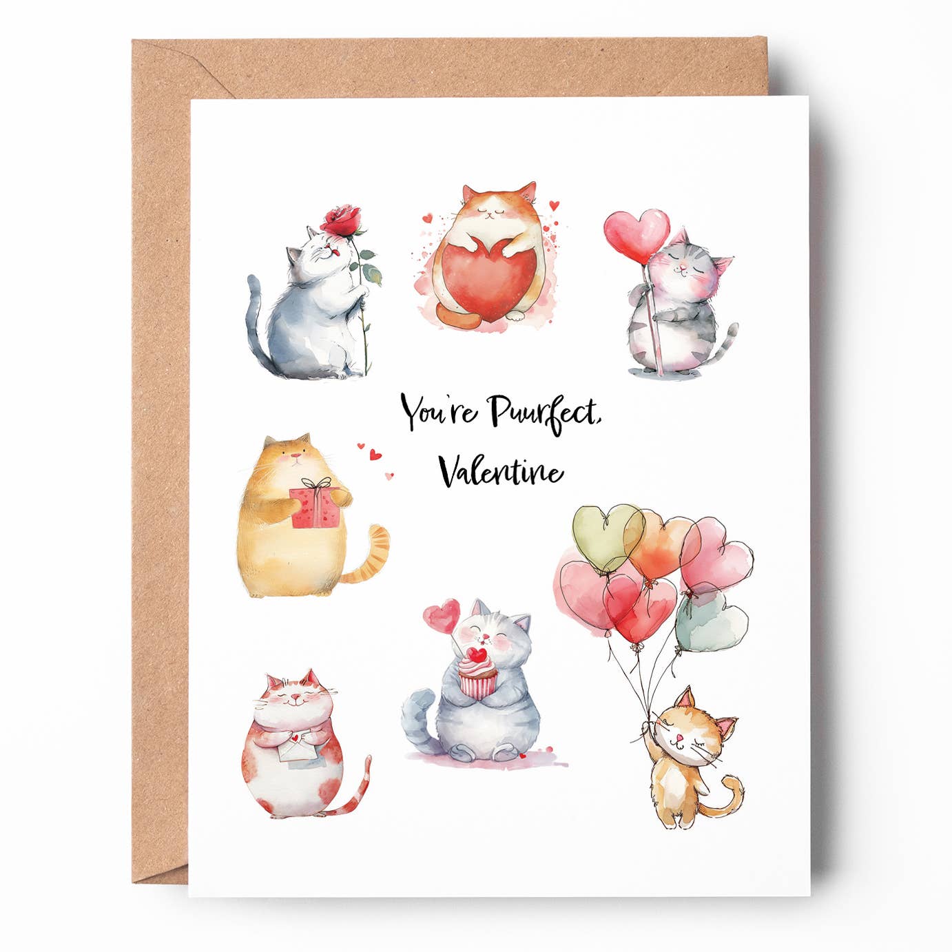 Puurfect Cat Valentine's Day