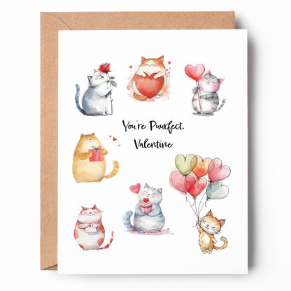 Puurfect Cat Valentine's Day
