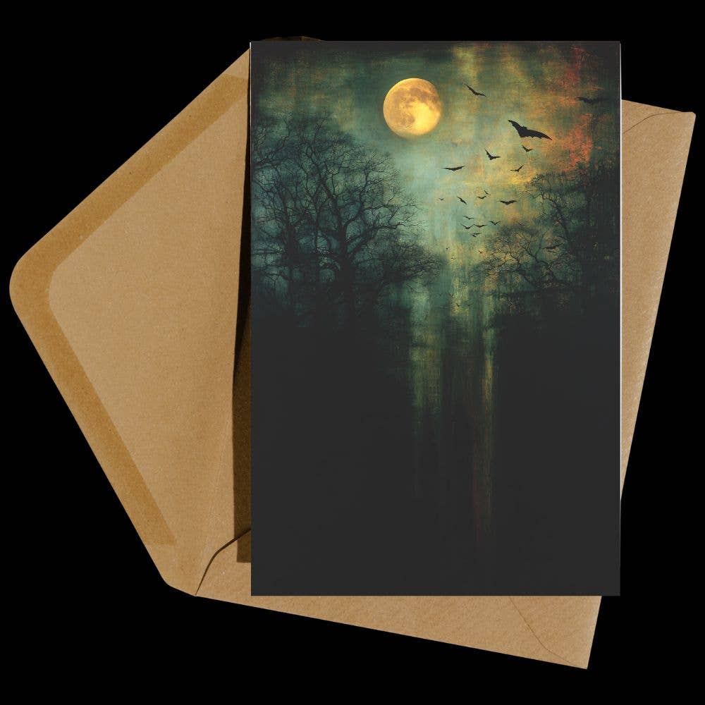 Haunted Forest Blank Card