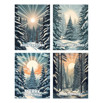 Forest Light Christmas Boxed Cards