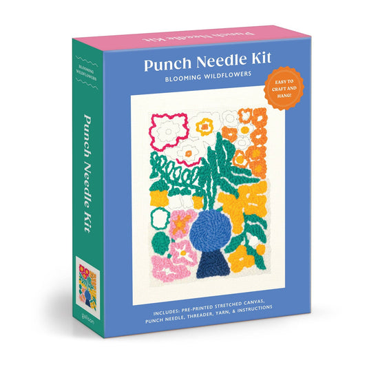 Blooming Wildflowers DIY Punch Needle Kit