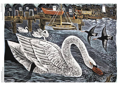 Angela Harding: Southwold Swan 1000 Piece Puzzle